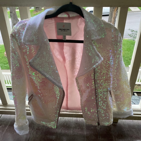 Urban Republic sparkly jacket girls large 14/16